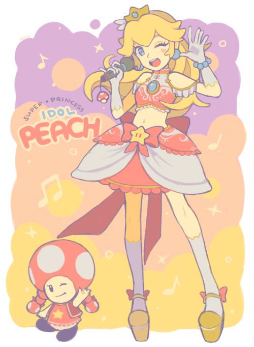 a-somebody:chereshi:princess peach idol rhythm game when????