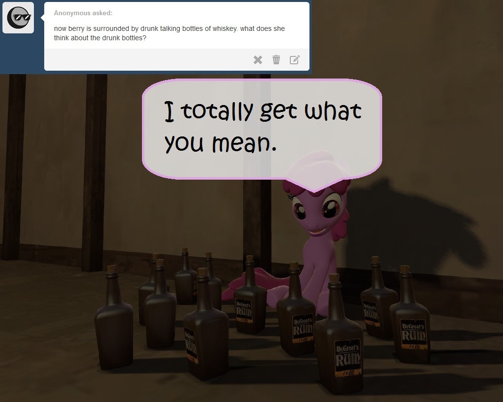 asktrixandberry:  Berry: This is great! I now have another drinking buddy.  xD