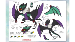 nandosagi:  sheebiejeebies:  therandominmyhead:  The creation of a Noivern  AAAAAA THIS IS SO COOL  I love this Pokemon so much  Reminds me of Batty from Fern Gully!!