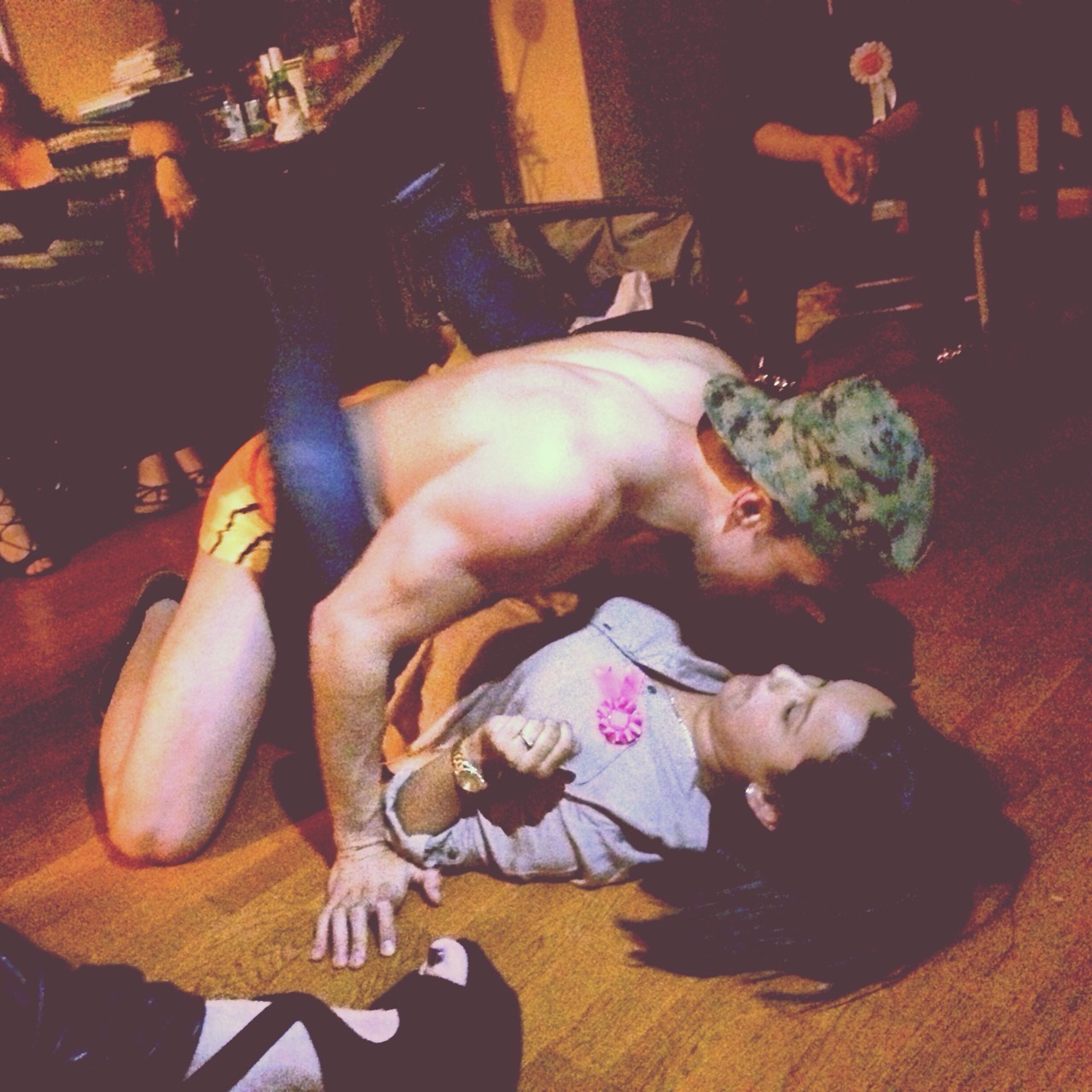 It got wild tonight