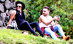  liam &amp; harry at machu picchu - 28/4/14 x 