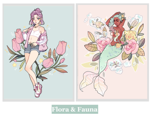 days-e‌:Flora & Fauna - 40 EURIncludes: 1 fullbody + natural elements + optional small animals (