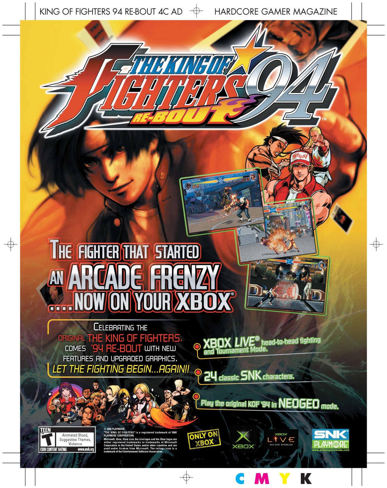 ‘The King of Fighters ‘94: Re-Bout’[XBOX] [USA] [MAGAZINE, LAYOUT] [2004]
• via @djpubba