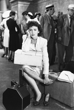 sharontates:   Ida Lupino in a still from