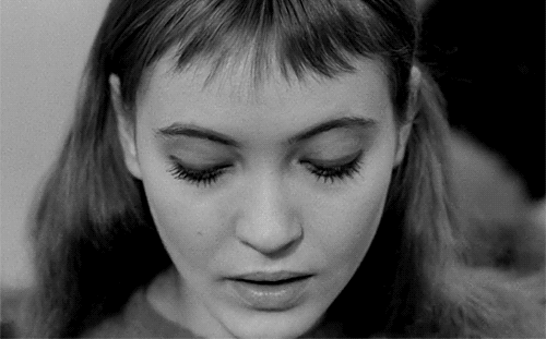 theroning:  Anna Karina in Bande à part (dir. by Jean-Luc Godard, 1964).