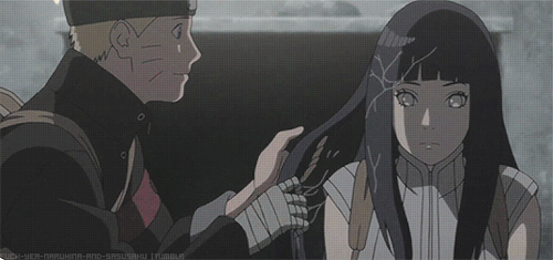 fuck-yea-naruhina-and-sasusaku:  naruto and hinata next to each other(◡‿◡✿)   The spider web scene and she laughs omfg im gonna die this movie