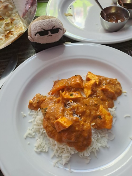 Having Some Indian Food With Albert