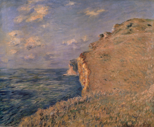 Cliff at Fécamp    -    Claude Monet 1881 French 1840-1926oil on canvas 63.5 x 80 cm Aberdeen Art Ga