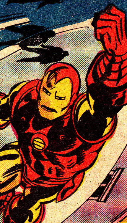 jthenr-comics-vault:  COMIC BOOK CLOSE UP I R O N  MA NIron Man #106 (Jan. 1978)Art by George Tuska (pencils), Mike Esposito (inks) & Francoise Mouly (colors)