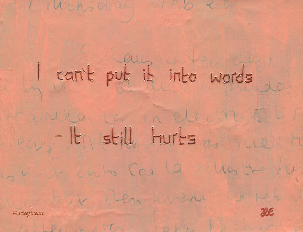 arieefineart:Still hurts by Ariee