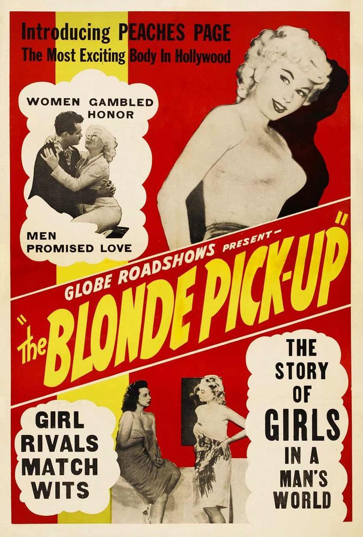 theniftyfifties:  &lsquo;The Blonde Pick-Up&rsquo; - 1951 film poster 