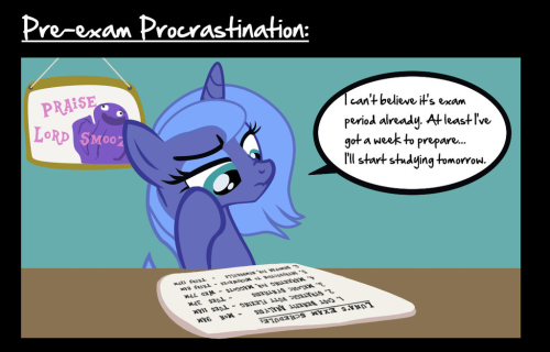 fisherpon:  Pre-exam Procrastination by ~treez123