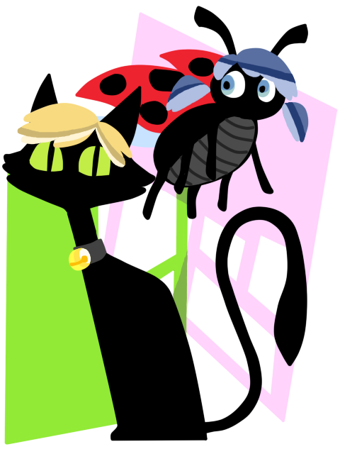 Animals are amazing! - Ladybug and Cat Noir as a ladybug and a cat These...