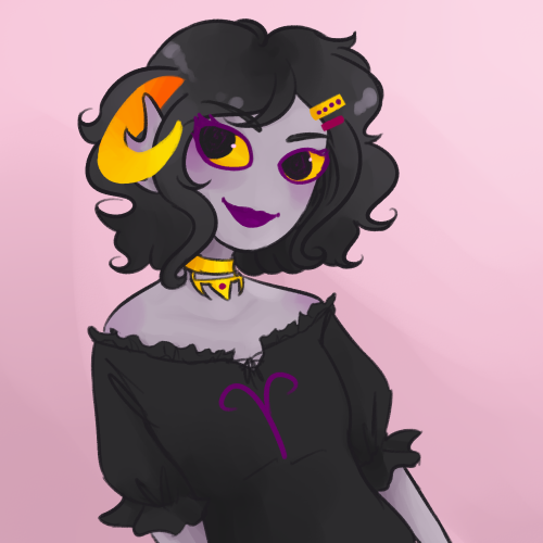 togekissies: bloodswapped karkat and aradia as designed by msjanecrocker!  we’re ignoring