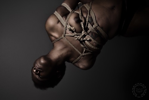 secondfloor-fet: Tying the beautiful @sadomasoash Photography by @gaping-lotus Rope work by @secondf
