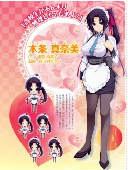 Iizuki Tasuku Kimi To Issho Ni Honjou Manami Chibi Maid Pantyhose Profile Page |