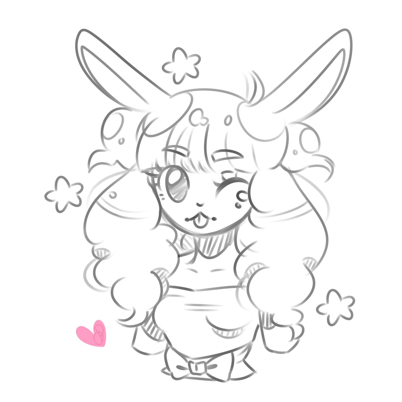 barbiebun:  hi hi !! so along with my normal commissions, I will be taking sketch