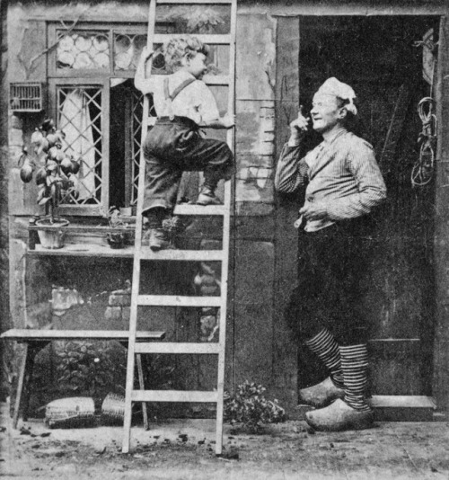 nemisis0000: chubachus:  Stereoview scene titled “Grandfather, I am taller than you are,&rdquo