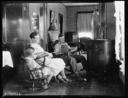 Todaysdocument:  It’s National Radio Day!  &Amp;Ldquo;A Farm Family Listening To