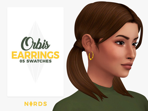 nords-sims:Orbis Earrings:Hey guys, I made a new pair of earrings. I hope you like it.DOWNLOAD / CC 