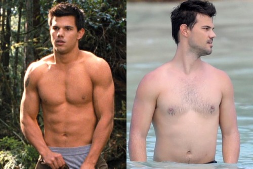 Where Did Taylor Lautners Chiseled Jawline And Abs Go? I Never Thought Id See This Day