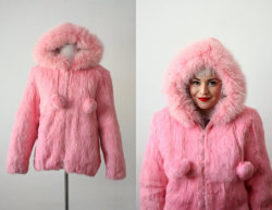 etsyifyourenasty:  Pinkie Puff Coat   This is very me when I was in high school