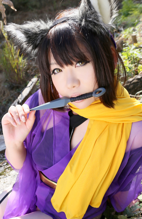 Cute Cosplay Girl Higurashi Rin (Kitsune-Chan) 1-21