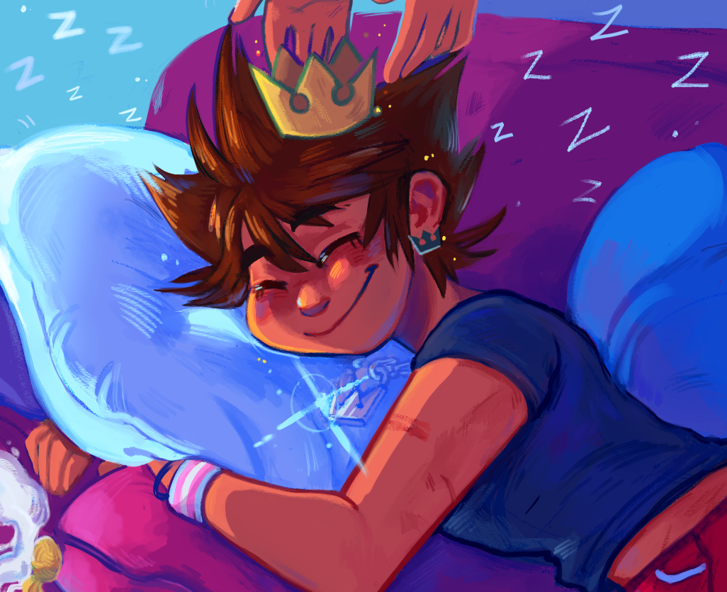 sicklydoodles:  let this beautiful prince NAP!!! his birthday present is taking the