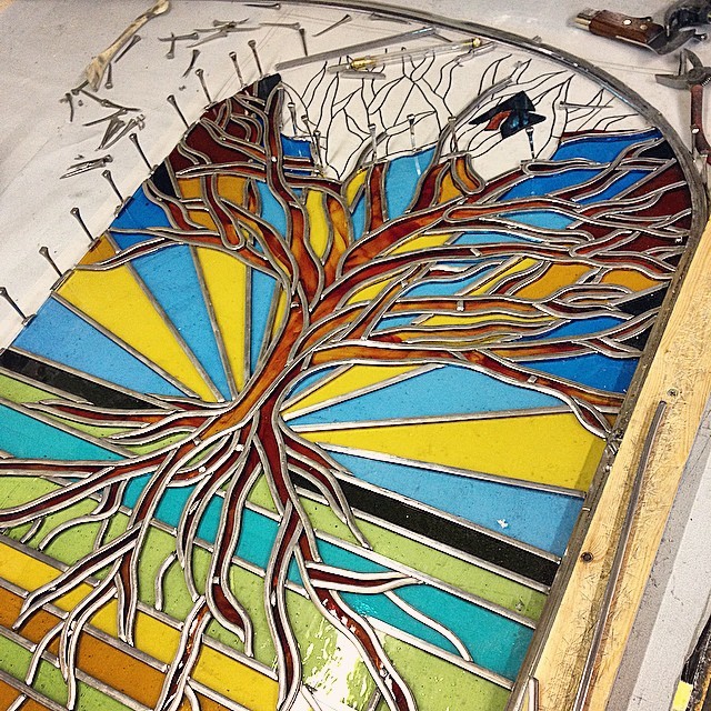 instagram:   Illuminating the Craft of Stain Glass with @annahitahessami To see more