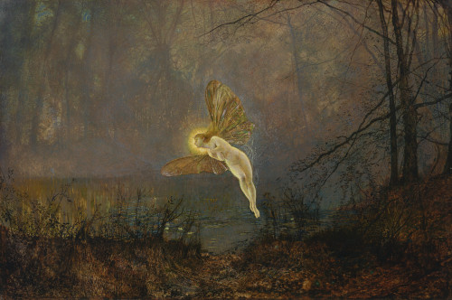 Midsummer Night Or Iris (John Atkinson Grimshaw, 1876)