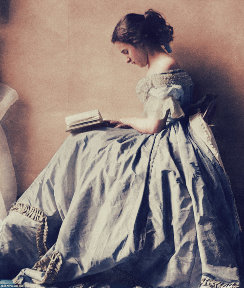 c0lorvintage: 1860s photo by female photographer Lady Clementina Hawarden Original (x)