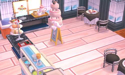Decided it was time to mix things up a little in the bakery. Went with a pink and black color scheme
