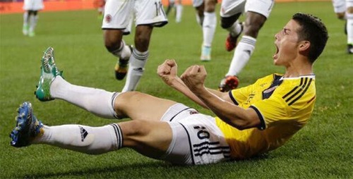 Porn Soccer at its best: James Rodriguez got the photos