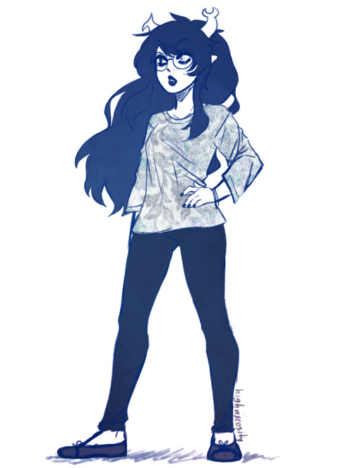 highviscosity: I love drawing vriska too much ;u;