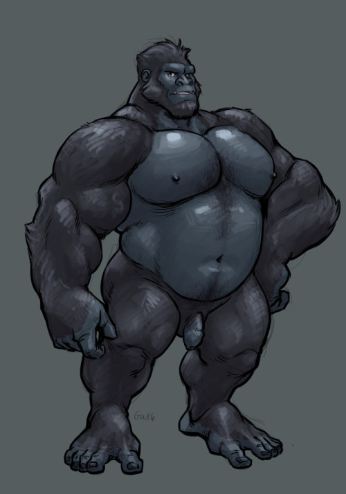 captaingerbear: I wanted to draw inappropriate gorillas. I am done now.