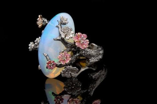 mademoiselleclipon:Theodoros Savopoulos Opal Tree Ring