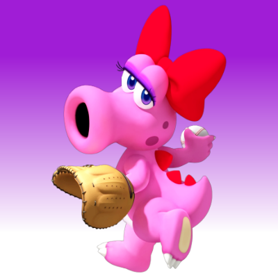 puddletumbles:  spookyhouse:  swaggaraptor:  throh:  theroguefeminist:  rachelreine:  ☆ ❤ Birdo ❤ ☆  Her name’s Birdetta guys. She’s actually a canon trans character by nintendo and many players insist on calling her by her “real” name