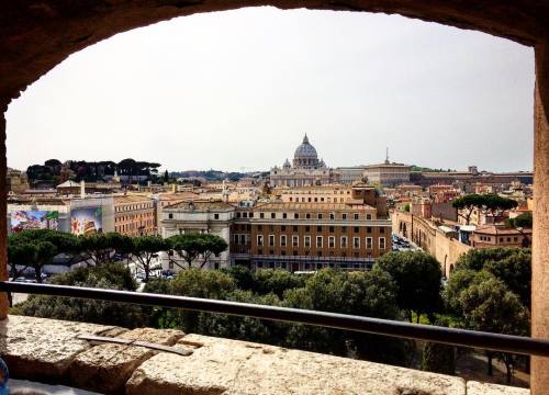 Bella Italia! #rome #italy #vatican #view #skyline #traveling ❤️ (hier: Castel Sant'Angelo)