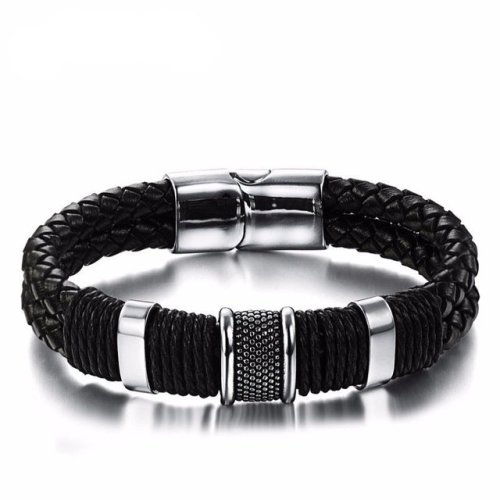 gentclothes:
“Leather Bracelet with Magnetic Clasp - Get a 10% discount with code TUMBLR10!
”