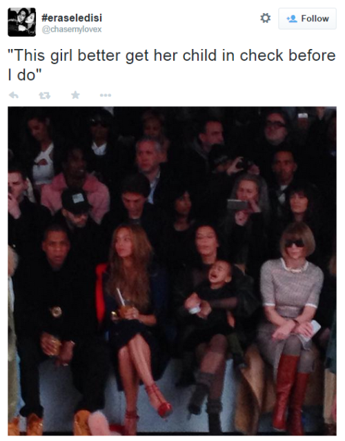 dopegyaaal:  gvldenxrican:  vivalafre:introspective-defects:beyonce looking at jay like “this is why i aint wanna sit here”  Look @ Anna wintour’s face lmao  //  http://dopegyaaal.tumblr.com