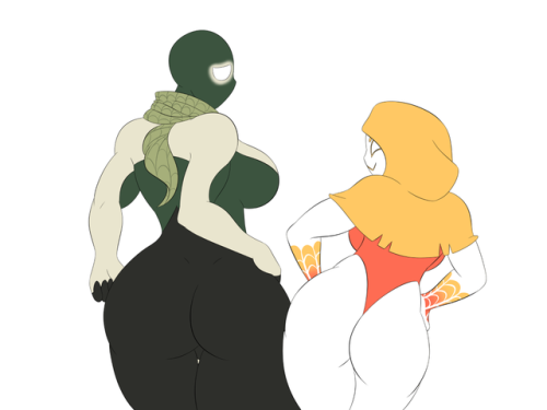 Pic I did of crosushi’s spidersona and a follow up butt pic .w.Forgot to post it here so here 