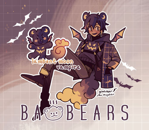 Some of the guest adopt designs I’ve done during October~ for the Pouflons, Baobears, and Paca