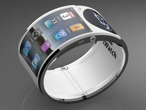 wacky-thoughts:  Futuristic iWatch Concept 