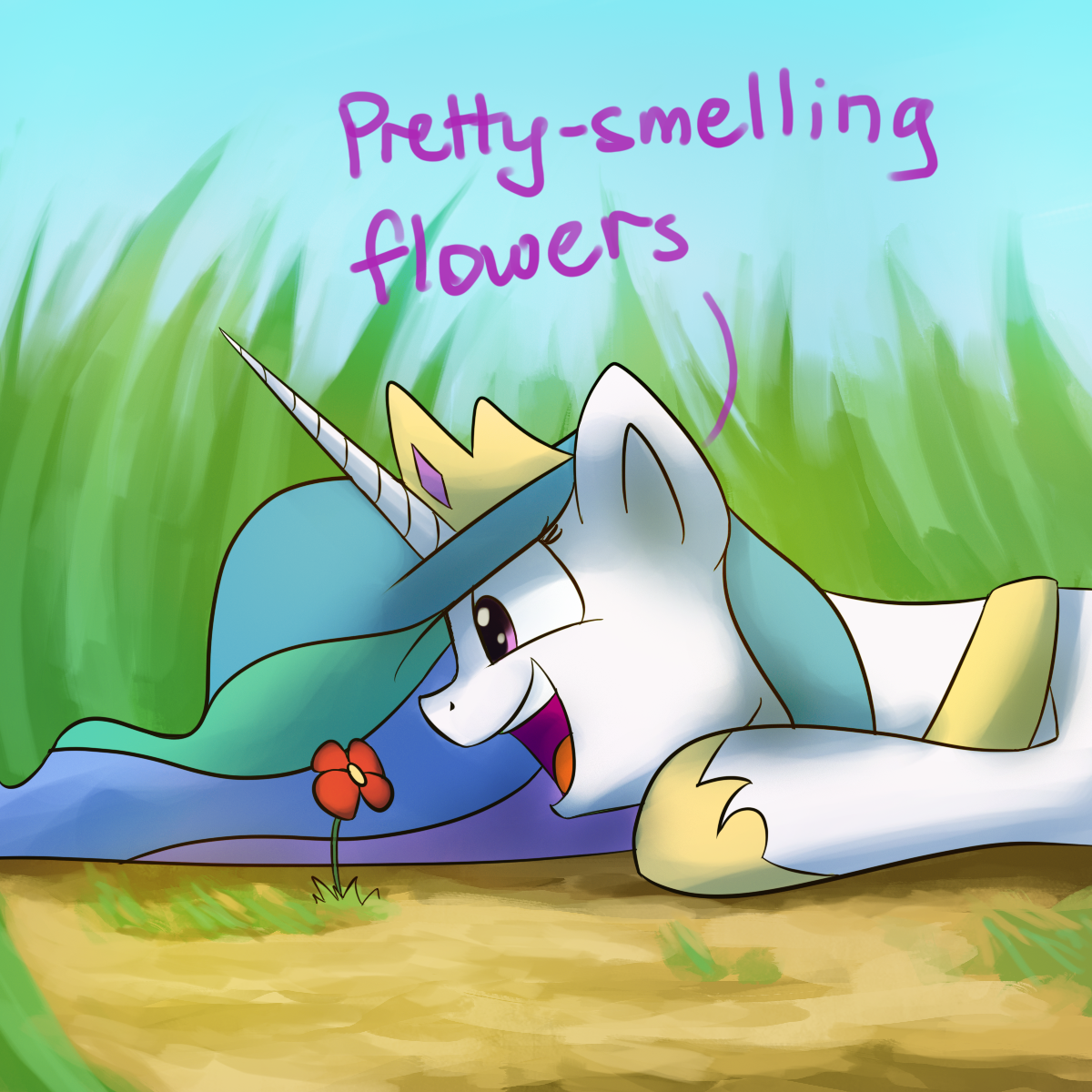 asksunshineandmoonbeams:  Celestia: *sniff* Hay fever too…Luna: …  XD
