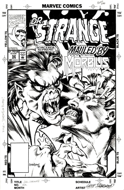 Dr. Strange 52 Cover by Geof Isherwood
