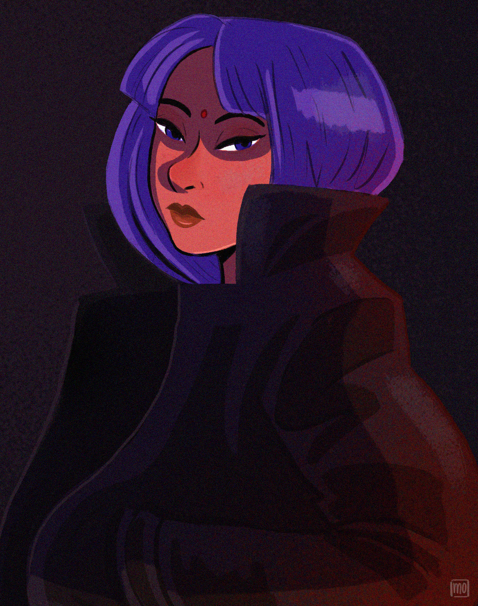 mirelleortegaart:  It’s been a while since I last drew Raven.  