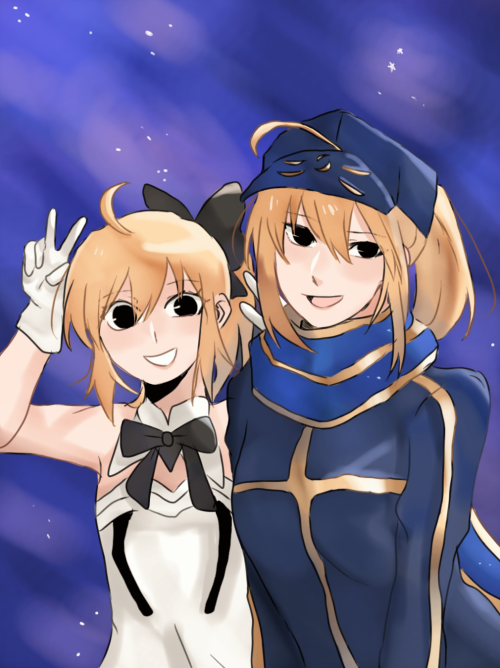MHX took Saber Lily to see space! (❁´◡`❁)