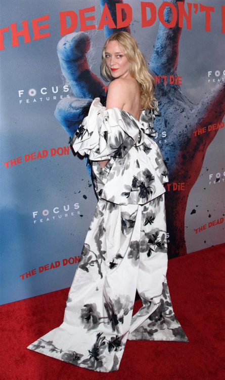 Chloë Sevigny at the New York premiere of The Dead Don’t Die on June 10th, 2019.