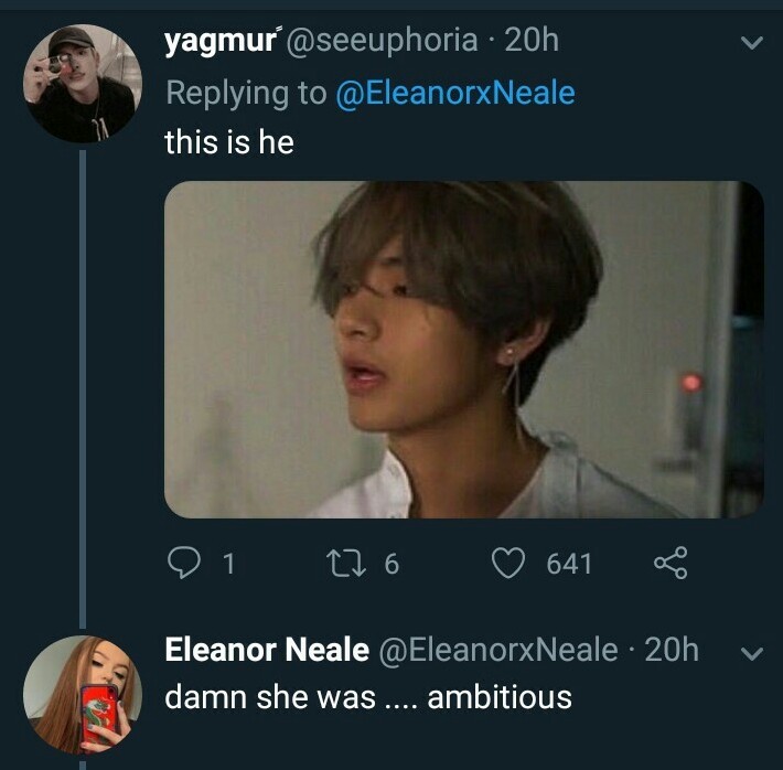 bang-tan-fan:  poshtae: ‘She was ambitious ’….. Lmfaoooo 💀💀   That’s