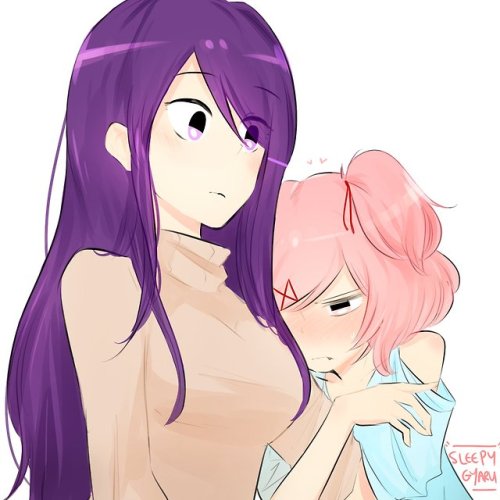 ✧･ﾟ: *✧ Holding On To Her Arm ✧ *:･ﾟ✧♡ Characters ♡ : Yuri ♥ Natsuki♢ Visual Novel ♢ : Doki D